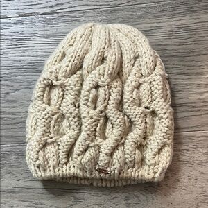 Free People Soft Knit Beanie in Cream